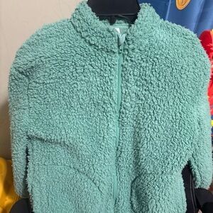 Wonder Nation Kids Pea Coat in Mint Green